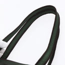 PRADA Tote Bag Nylon Khaki Silver Auth bs30429-8