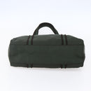 PRADA Tote Bag Nylon Khaki Silver Auth bs30429-5