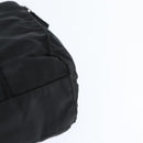 PRADA Tote Bag Nylon Black Silver Auth bs30431-17