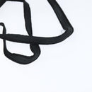 PRADA Tote Bag Nylon Black Silver Auth bs30431-7