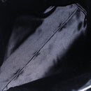 PRADA Hand Bag Leather Black Silver Auth bs30432-11