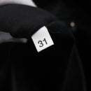 PRADA Hand Bag Leather Black Silver Auth bs30432-12