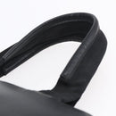 PRADA Hand Bag Leather Black Silver Auth bs30432-14