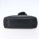 PRADA Hand Bag Leather Black Silver Auth bs30432-5