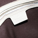 GUCCI GG Canvas Guccissima Hand Bag Leather White Gold 145785 Auth bs30436-17