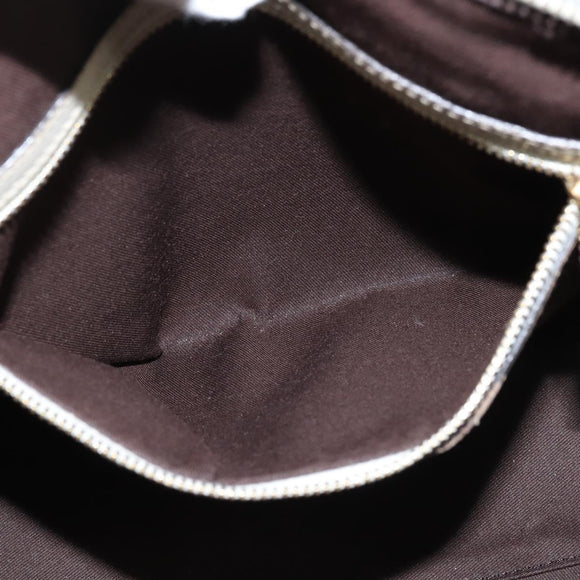 GUCCI GG Canvas Guccissima Hand Bag Leather White Gold 145785 Auth bs30436