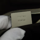 GUCCI GG Canvas Guccissima Hand Bag Leather White Gold 145785 Auth bs30436-12