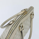 GUCCI GG Canvas Guccissima Hand Bag Leather White Gold 145785 Auth bs30436-6