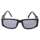 CHANEL COCO Mark Sunglasses plastic Black CC Auth bs30437-2