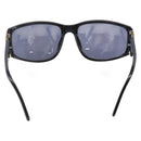 CHANEL COCO Mark Sunglasses plastic Black CC Auth bs30437-3