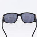 CHANEL COCO Mark Sunglasses plastic Black CC Auth bs30437-8
