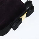 Salvatore Ferragamo Vala Hand Bag Suede 2way Purple Gold Auth bs30438-7