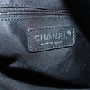 CHANEL COCO Mark Chain Bag Nylon Patent leather Black Silver CC Auth bs30439-20