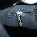 CHANEL COCO Mark Chain Bag Nylon Patent leather Black Silver CC Auth bs30439-21