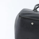 BURBERRY Hand Bag Leather Black Silver Auth bs30441-9