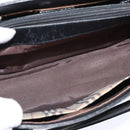 BURBERRY Hand Bag Leather Black Silver Auth bs30441-11