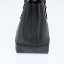 BURBERRY Hand Bag Leather Black Silver Auth bs30441-3