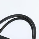 BURBERRY Hand Bag Leather Black Silver Auth bs30441-8