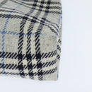 BURBERRY Nova Check Hand Bag tweed Gray Auth bs30442-14
