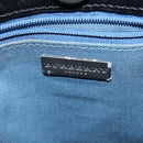 BURBERRY Nova Check Hand Bag tweed Gray Auth bs30442-11