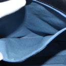 BURBERRY Nova Check Hand Bag tweed Gray Auth bs30442-19