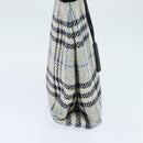 BURBERRY Nova Check Hand Bag tweed Gray Auth bs30442-3