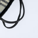 BURBERRY Nova Check Hand Bag tweed Gray Auth bs30442-7