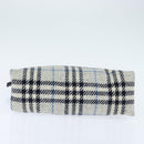 BURBERRY Nova Check Hand Bag tweed Gray Auth bs30442-5