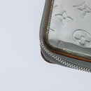 LOUIS VUITTON Mirror Zippy Wallet Vertical Wallet Silver M80808 LV Auth bs30443-16