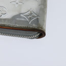 LOUIS VUITTON Mirror Zippy Wallet Vertical Wallet Silver M80808 LV Auth bs30443-17