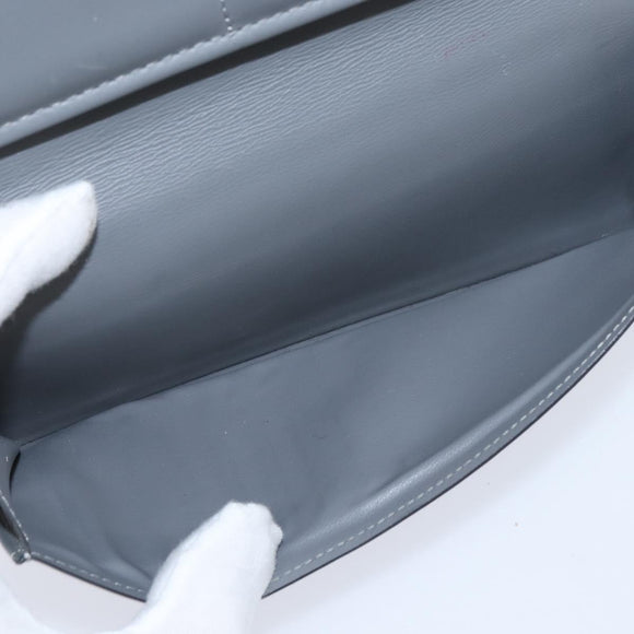 LOUIS VUITTON Mirror Zippy Wallet Vertical Wallet Silver M80808 LV Auth bs30443