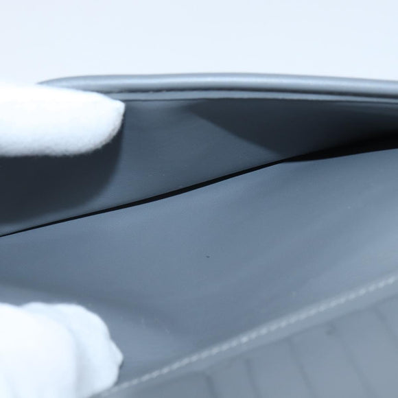 LOUIS VUITTON Mirror Zippy Wallet Vertical Wallet Silver M80808 LV Auth bs30443