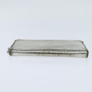 LOUIS VUITTON Mirror Zippy Wallet Vertical Wallet Silver M80808 LV Auth bs30443-4