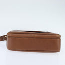 Burberrys Nova Check Shoulder Bag Leather Brown Gold Auth bs30445-5