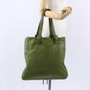 BOTTEGA NVENETA INTRECCIATO Shoulder Bag Leather Green Auth bs30446-20