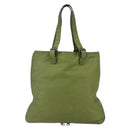 BOTTEGA NVENETA INTRECCIATO Shoulder Bag Leather Green Auth bs30446-13