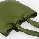 BOTTEGA NVENETA INTRECCIATO Shoulder Bag Leather Green Auth bs30446-6