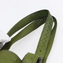 BOTTEGA NVENETA INTRECCIATO Shoulder Bag Leather Green Auth bs30446-8