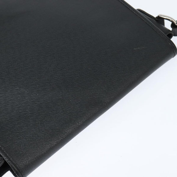 LOUIS VUITTON Taiga Andrei Shoulder Bag Ardoise M32482 LV Auth bs30447