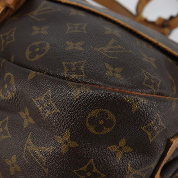 LOUIS VUITTON Monogram Saumur 35 Shoulder Bag M42254 LV Auth bs30448