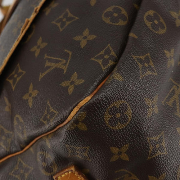 LOUIS VUITTON Monogram Saumur 35 Shoulder Bag M42254 LV Auth bs30448