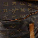 LOUIS VUITTON Monogram Saumur 35 Shoulder Bag M42254 LV Auth bs30448-16