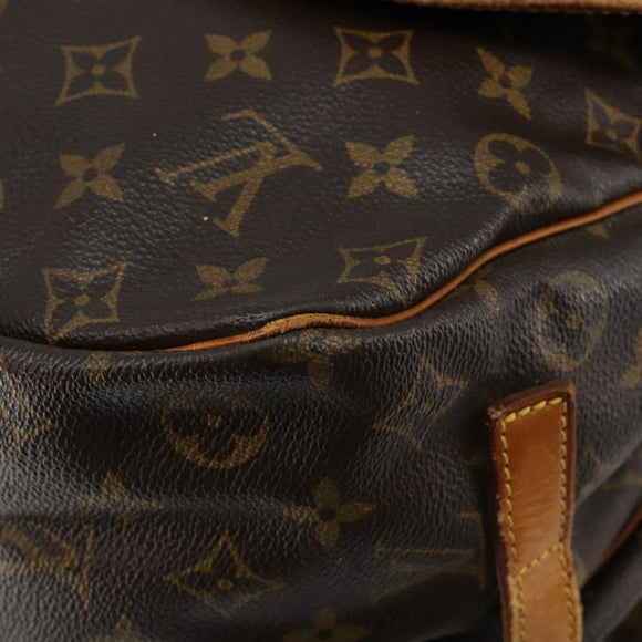 LOUIS VUITTON Monogram Saumur 35 Shoulder Bag M42254 LV Auth bs30448