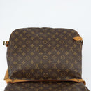 LOUIS VUITTON Monogram Saumur 35 Shoulder Bag M42254 LV Auth bs30448-20