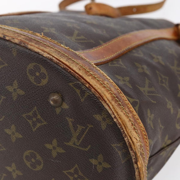 LOUIS VUITTON Monogram Bucket GM Shoulder Bag M42236 LV Auth bs30449