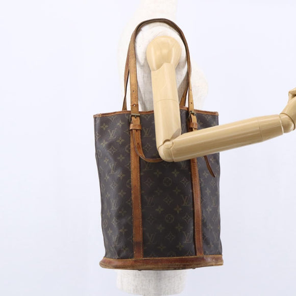 LOUIS VUITTON Monogram Bucket GM Shoulder Bag M42236 LV Auth bs30449