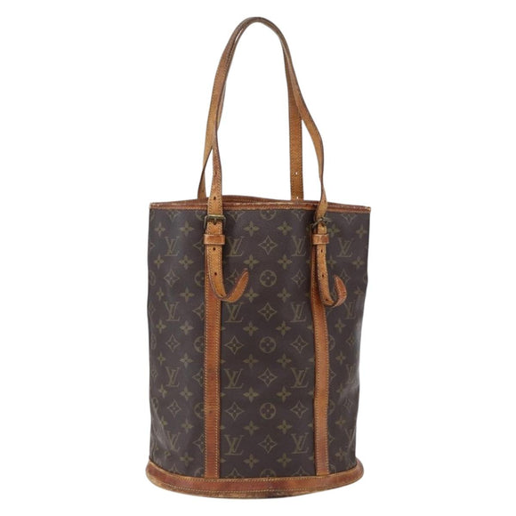 LOUIS VUITTON Monogram Bucket GM Shoulder Bag M42236 LV Auth bs30449