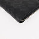 BOTTEGA VENETA Debossed INTRECCIATO Round Zip Wallet Leather Black Auth bs30450-17
