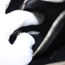 BOTTEGA VENETA Debossed INTRECCIATO Round Zip Wallet Leather Black Auth bs30450-11