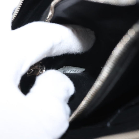 BOTTEGA VENETA Debossed INTRECCIATO Round Zip Wallet Leather Black Auth bs30450